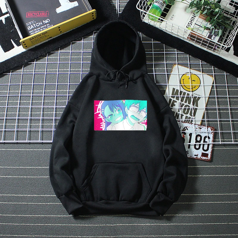 

Don't Toy with Me, Miss Nagatoro Harajuku Hoodies Nagatoro and Naoto Print Sweatshirts Plus Size Anime Hoodie Aesthetic Clothes