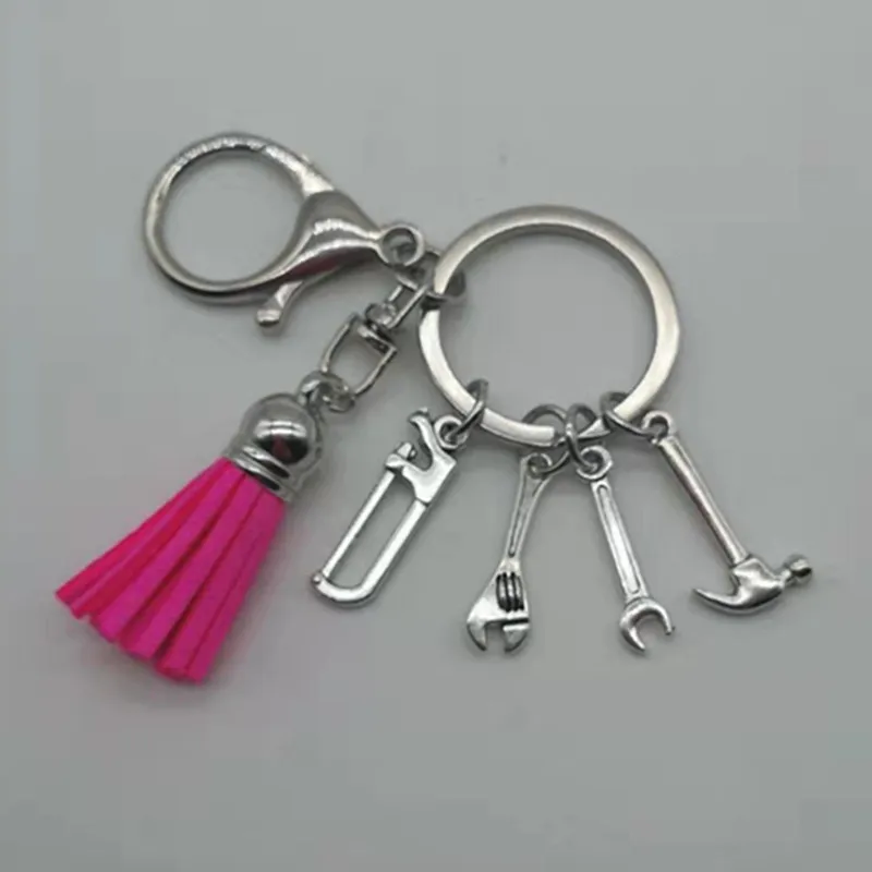 Брелок с кисточкой инструмент для ключей брелок молотком украшения папы подарок