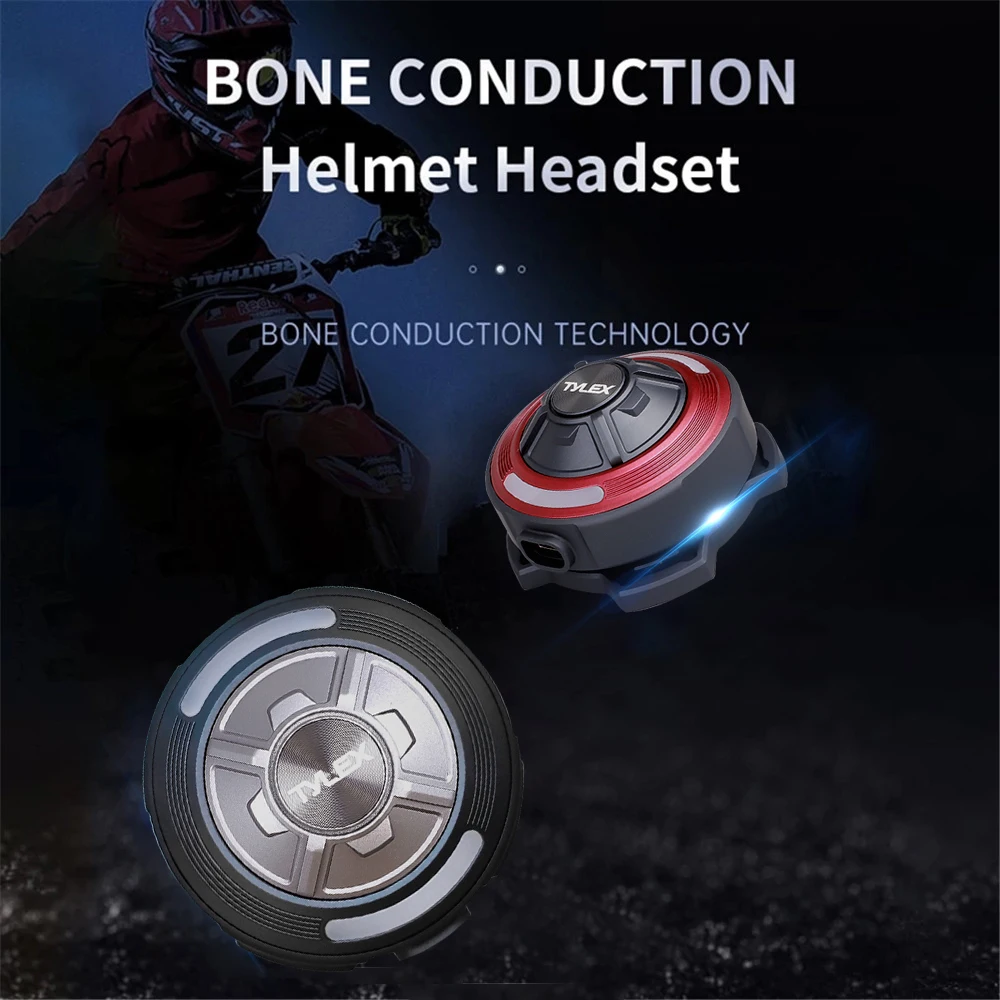 

Motorcycle Helmet Headset Bone Conduction Bluetooth Wireless Earphone Stereo Music Player Waterproof Motorbike Helmet Headphone