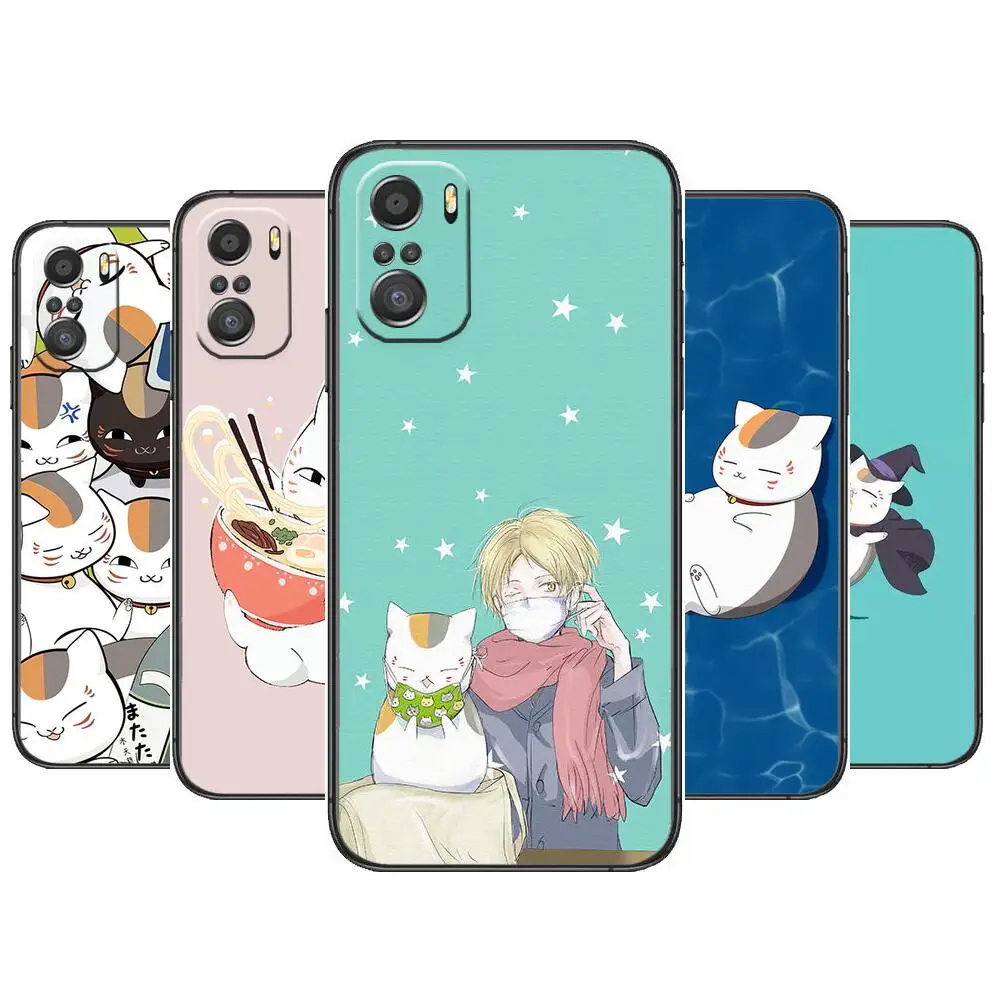 

Natsume's Book of Friends For Xiaomi Redmi Note 10S 10 9T 9S 9 8T 8 7S 7 6 5A 5 Pro Max Soft Black Phone Case