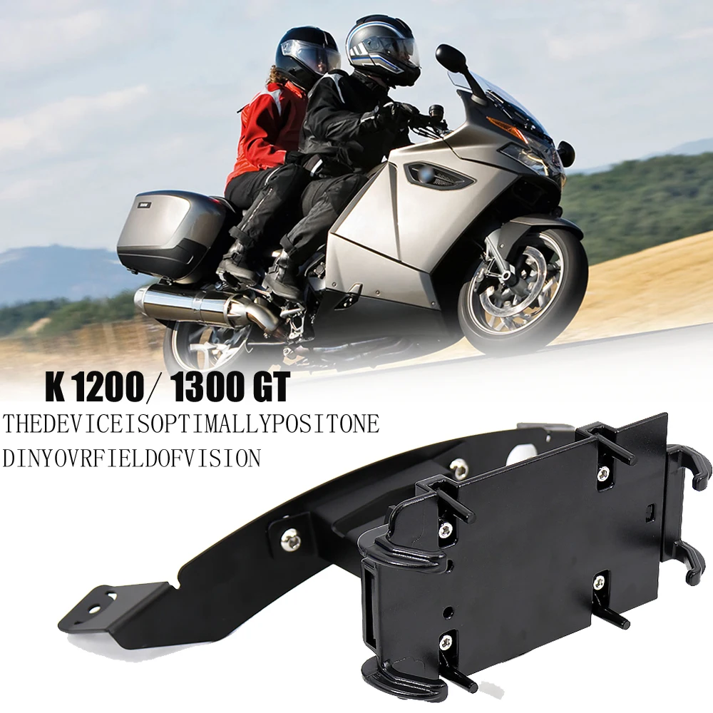 FOR K 1200 1300 GT Motorcycle Phone Navigation GPS Bracket Support Adapt Holder BMW K1300GT K1200GT 2006 - |