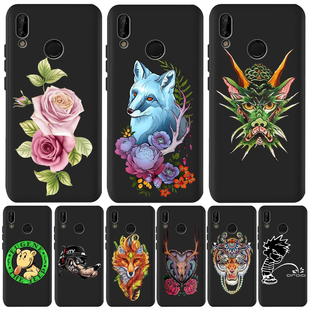 Чехол Dragon tiger DC для Huawei p20 Pro P20 Lite P30 P9 P8 P10 Honor 8X 9X 10 20i | Мобильные телефоны и