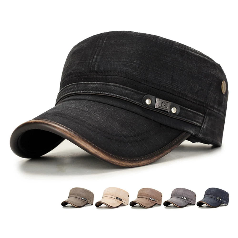 Мужская хлопковая кепка в военном армейском стиле солнцезащитный козырек