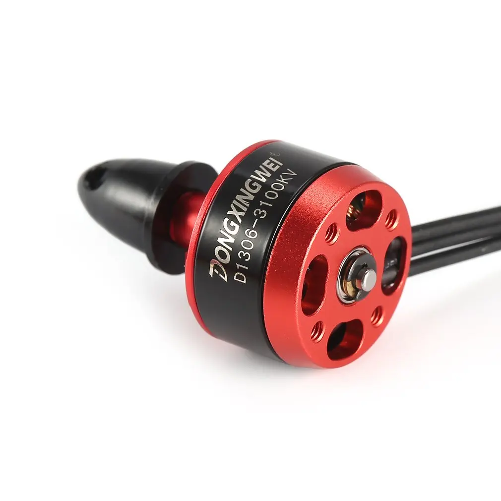 4 шт. электрический бесщеточный двигатель CW CCW D1306B 3100KV 2 3S для радиоуправляемого