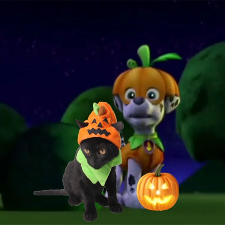 Аксессуары для домашних животных шапка тыква головной убор вечевечерние НКИ на