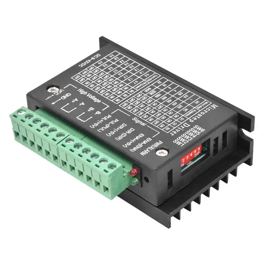 Драйвер шагового двигателя TB6600 NEMA 17/23/34 с высокой оптической