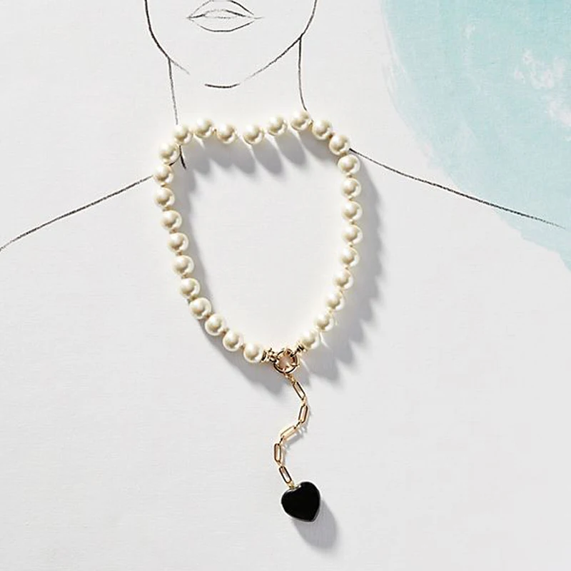 Богемная мода стиль 2020 оптовая продажа винтажный кулон в форме сердца ошейник