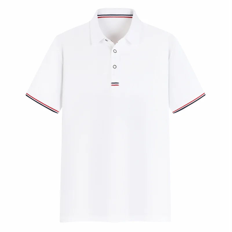 NSLP Fashion Men's and Women's Lapel Short-sleeved Business POLO Shirt Can Be Customized With Printing And Embroidery 2021 New