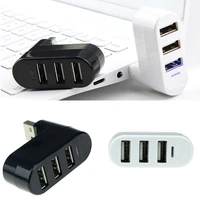 usb speed cable splitter hubs adapters for pc notebook 2 0 mini rotate 3 ports