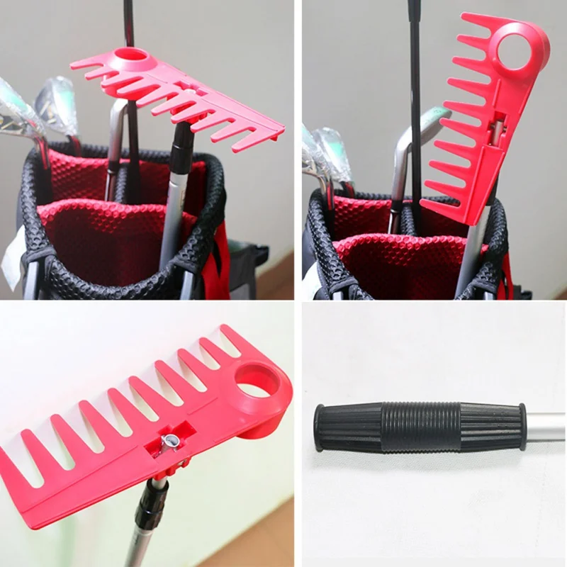 

100cm Golf Bunker Rake Head Golf Course Garden Landscape Rake Cushion Grip Golf Scoop Sport Outdoor Tools