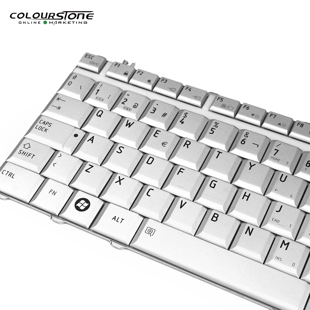 Клавиатура A200 SP для ноутбука Toshiba Satellite A205 M200 A300 L200 M300 L300 Серебристая с