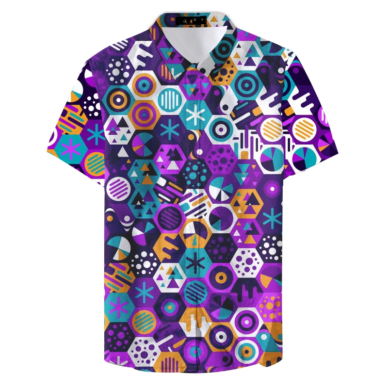 Белая мужская рубашка с коротким рукавом быстросохнущая Уличная Повседневная