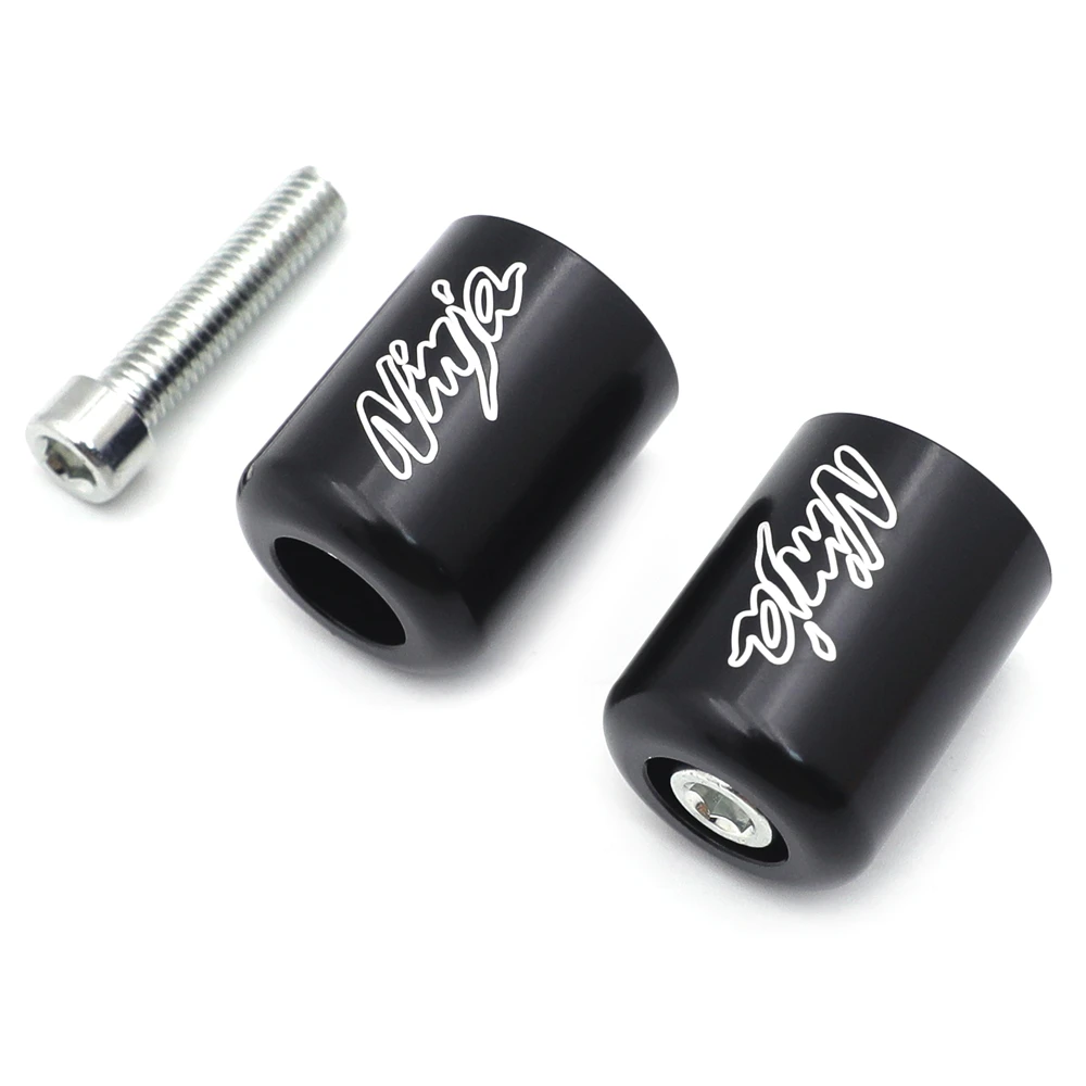 Bar Ends for Kawasaki 1995-2012 Ninja 250R ZX6R 1994-2003 ZX900 Black Aftermarket Free Shipping Motorcycle Parts |