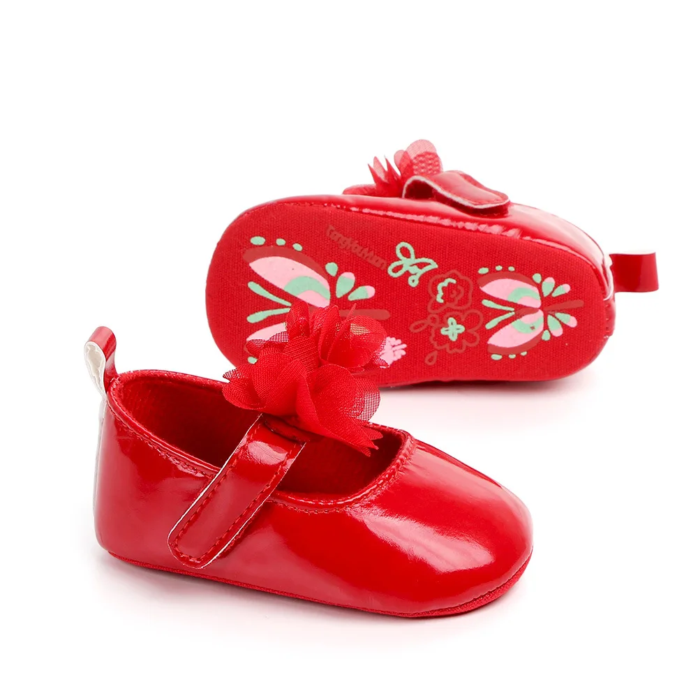 

3pcs Lace Flower Baby Girls Princess Shoes Newborn First walkers Cork Shoes Cute Little Girl Baby toddler Shoes baby crib shoes