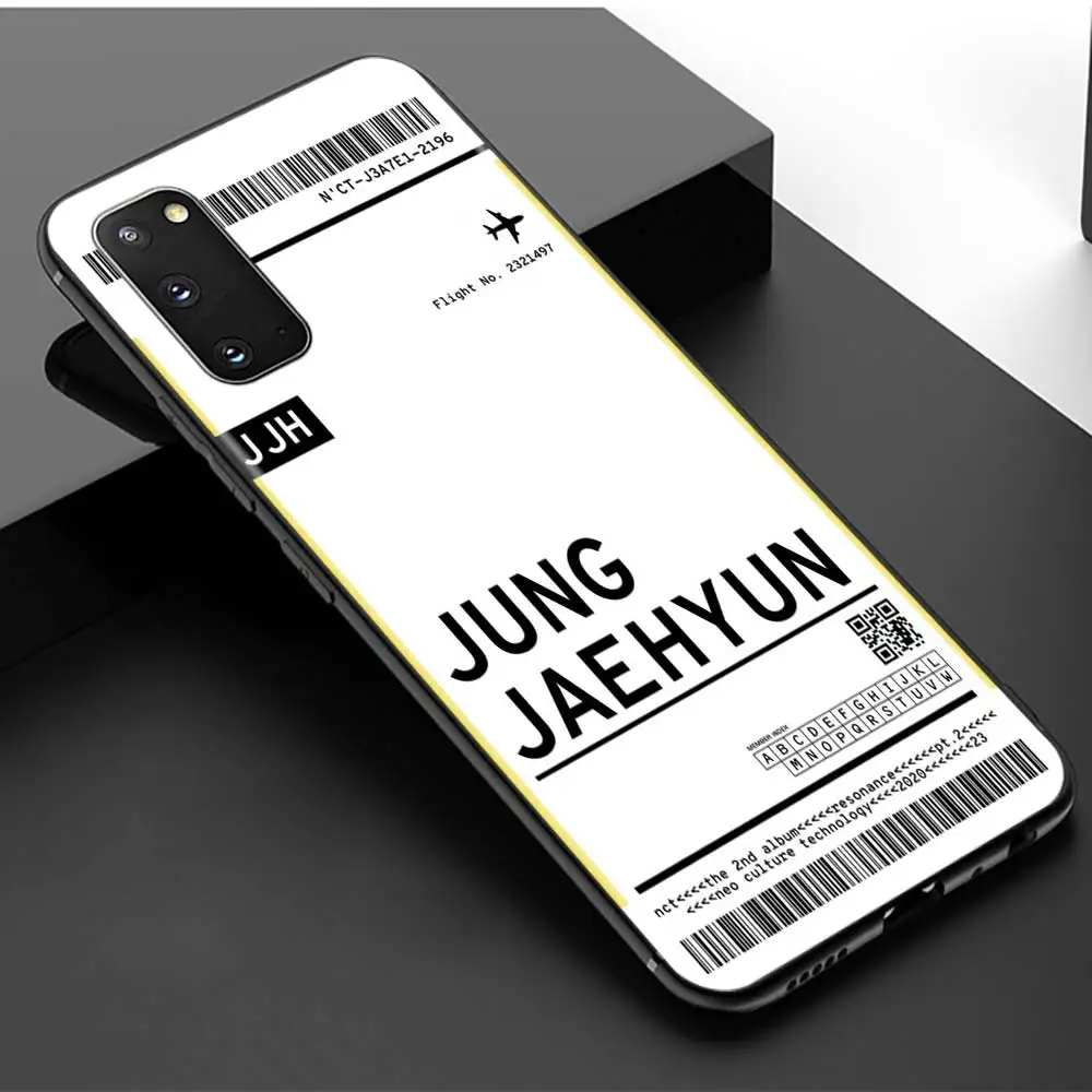 

Phone Case For Samsung Galaxy S21 S20 Ultra Plus FE S10 Lite S9 Silicone Cover World Country Label Air Tickets TPU Soft Shell