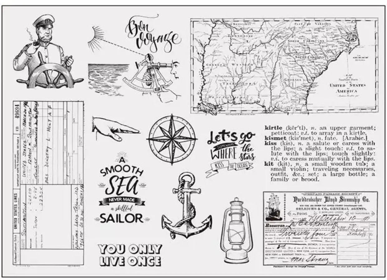 Фон прозрачный штамп печать для DIY скрапбукинга фотоальбома декоративные