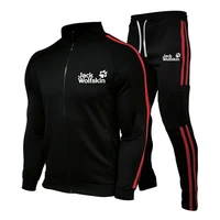 mens casual 2021 autumn new jogging sportswear zipper hoodie pants 2 piece set of mens sportswear sports suit sportswear