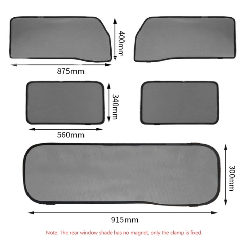 

Car Interior Car Window Insect-Proof Mesh Car Window Sun Shade For Suzuki Jimny JB64 JB74 2019 2020