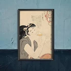 Shunga от Katsushika Hokusai-женщина, дайвер мечтать о строительстве, печать, электронная печать Ukiyo, печать на холсте