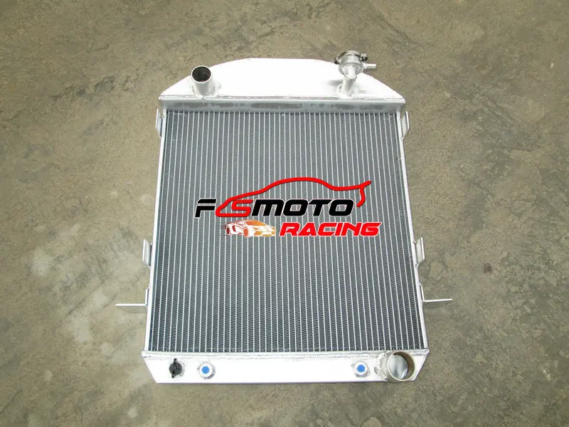 Охлаждающий 3-рядный алюминиевый радиатор высокой мощности для 1924-1927 FORD CHEV