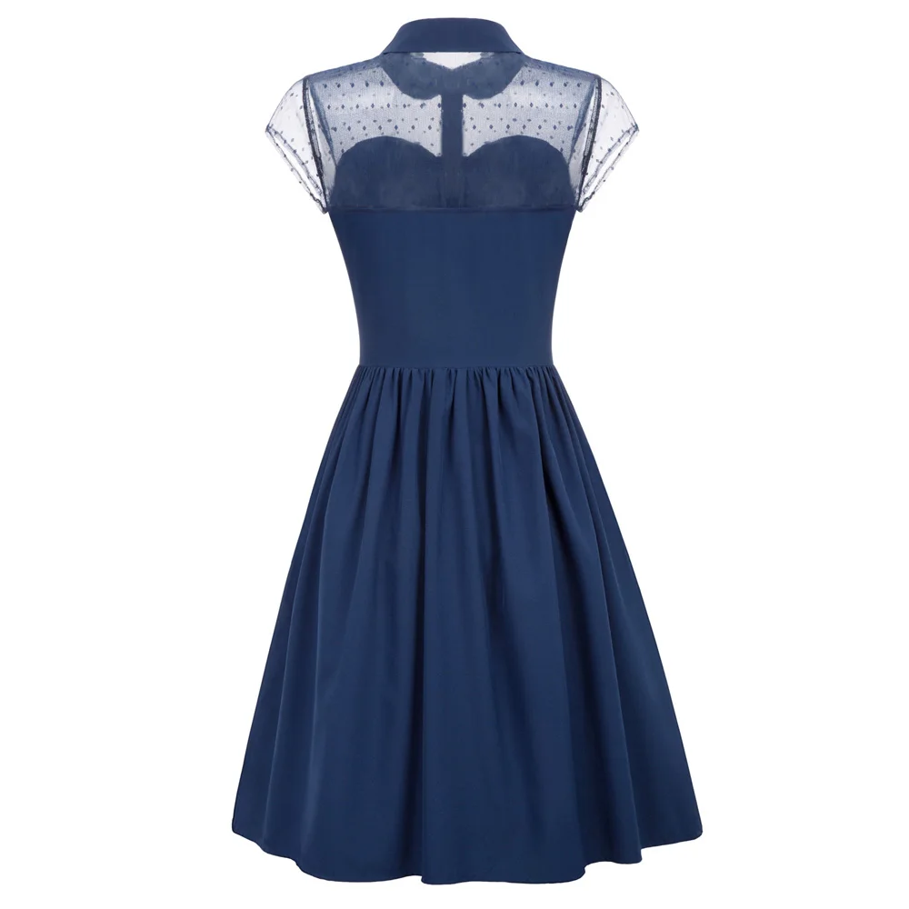 Женские платья элегантное платье с рукавами-крылышками завязками на шее