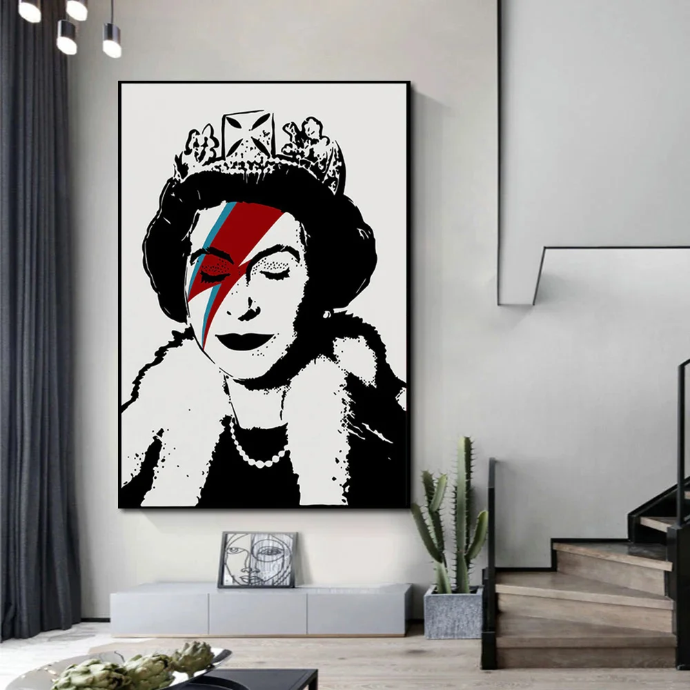 

Nordic Portrait Canvas Art Paintings Black and White Art Poster and Print Cuadros Wall Art Picture for Living Room Home Decor