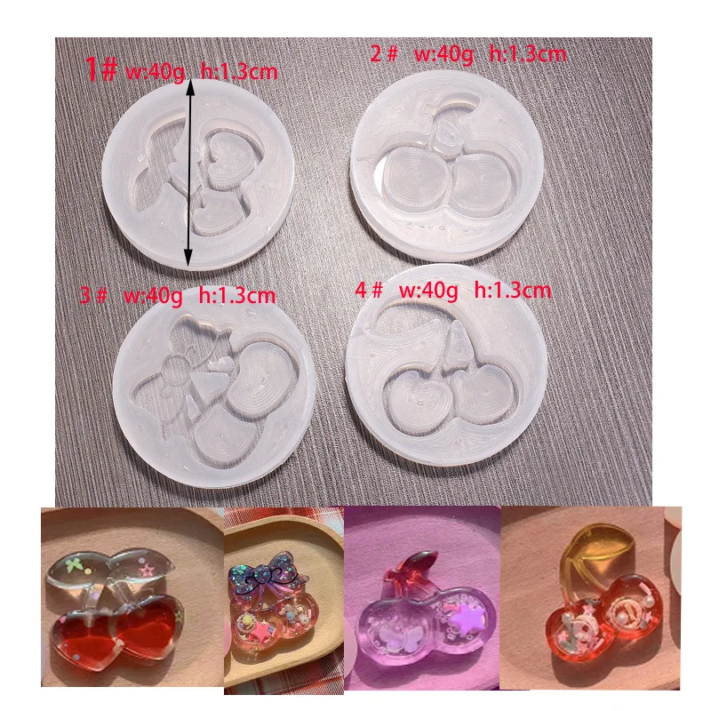 DIY Cherry Shaker Mold Epoxy Resin Silicone Jewelry Molds Tools Accessories | Украшения и аксессуары