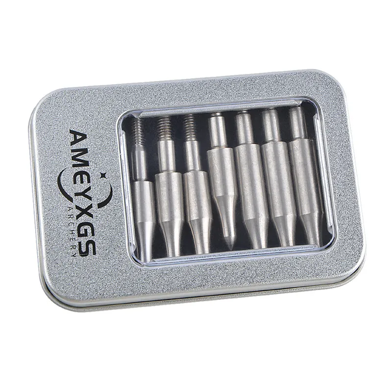 

1pc AMEYXGS Archery Arrowhead Storage Box Sponge Padded Iron Case for Target Arrow Head Storage Shooting Hunting Accessories