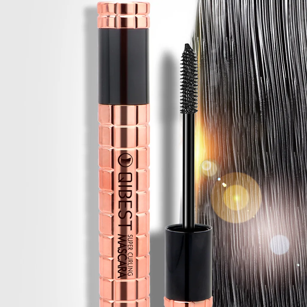 4D волокна тушь для ресниц длинные черные ресницы наращивания Водонепроницаемый