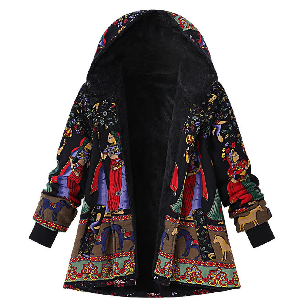 Бесплатная Страусиная зимняя женская винтажная теплая куртка однотонная с