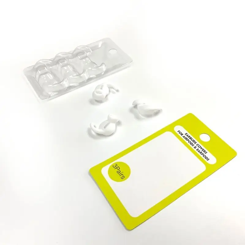 3 пары мягких силиконовых наушников наушники-вкладыши с крышкой для Airpods 1/2 |