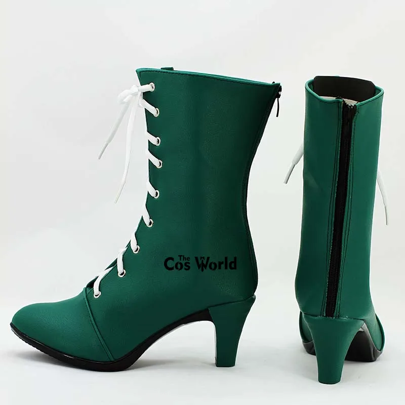 

Sailor Moon Sailor Jupiter Kino Makoto Lita Kino Mako Kino Anime Customize Cosplay High Heels Shoes Boots