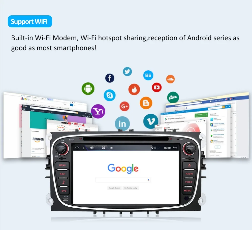 Bosion 2 din Android 9 Восьмиядерный автомобильный dvd-плеер gps Navi USB RDS SD для Ford Mondeo Focus Galaxy Аудио Радио Стерео головное устройство
