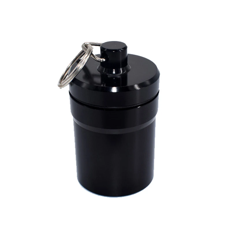 Портативный Футляр для таблеток контейнер лекарств 48*80 мм брелок хранения