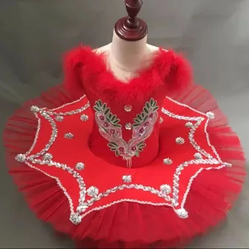 

Children's Little Swan Dance Dance Costume Ballet skirt TUTU Shawl Girls Tutu Skirt Performance Clothing