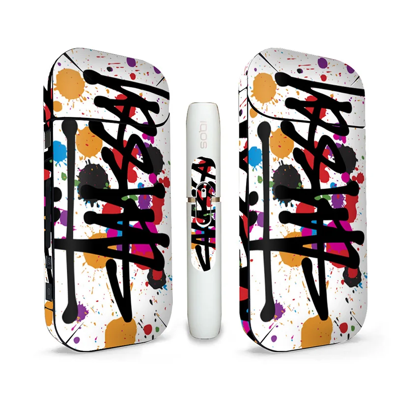 2 шт./лот крутой дизайн для IQOS чехол электронной сигареты универсальная наклейка 4