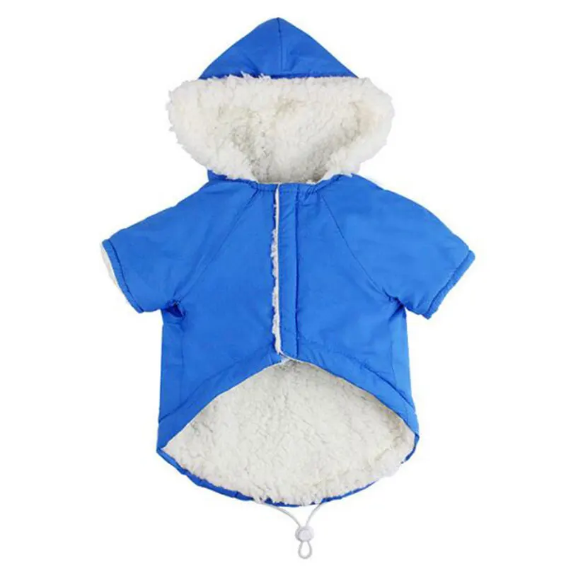 

Fashion Puppy Padded Jacket Coat Cotton-padded Jacket Warm With Hood Autumn and Winter Two-leg Cotton Jacket Winter Clothing