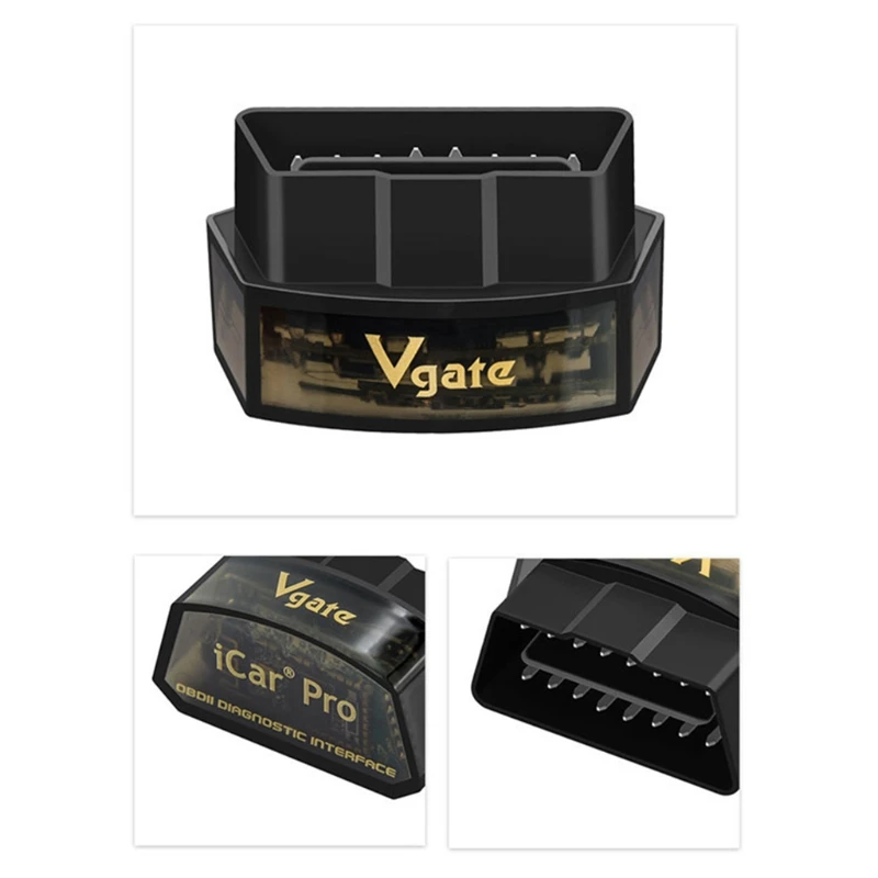 Vgate iCar2 Pro OBD2 Инструменты для тестирования автомобиля скрытый сканер адаптер