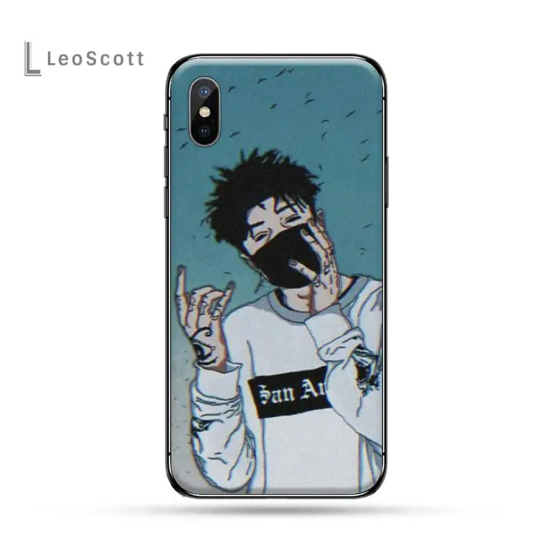 

Scarlxrd Swag Rapper Hip Hop singer luxury Phone Case coque for iPhone 11 12 pro XS MAX 8 7 6 6S Plus X 5S SE 2020 XR