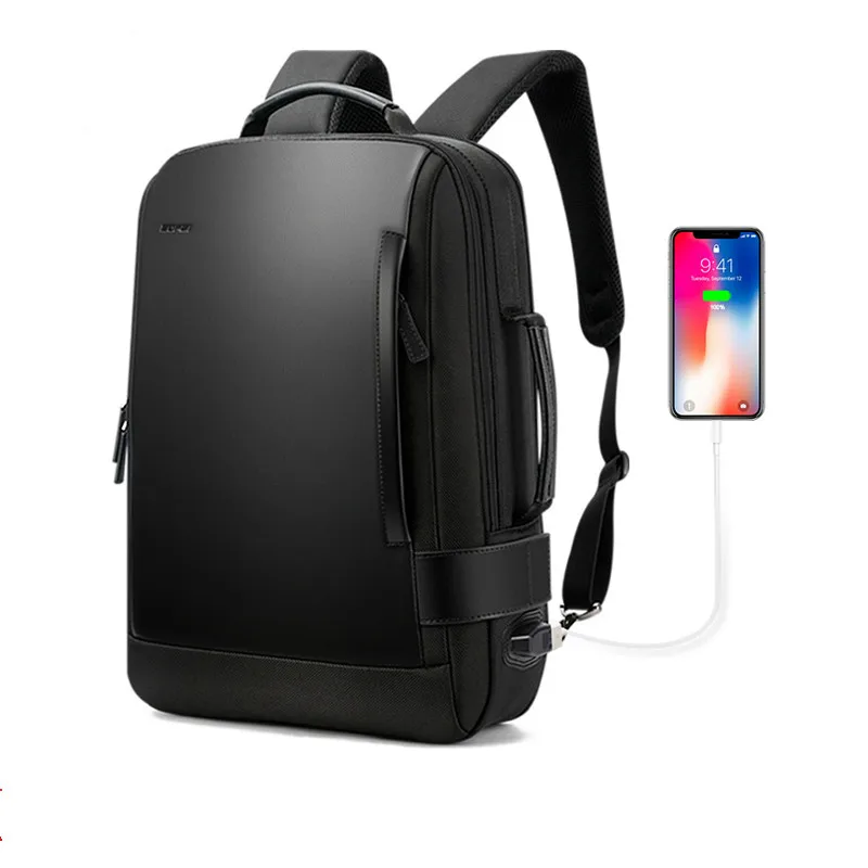 

Brand Enlarge Work Backpack USB External Charge 15.6 Inch Laptop Knapsack Shoulders Men Anti-theft Waterproof Travel Backpacks