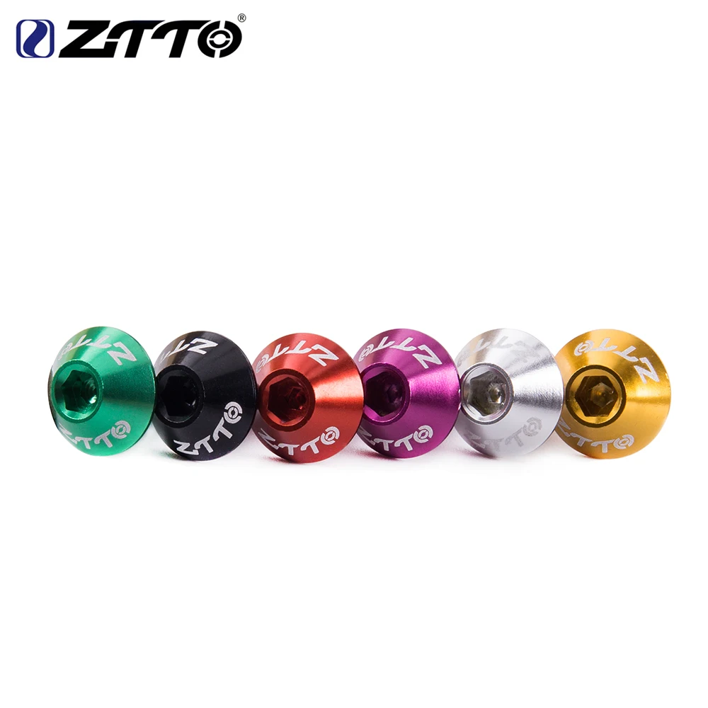 

16pcs ZTTO M5*10mm Water Bottle Cage Ultra Light 7075 AL hex socket screws head screws