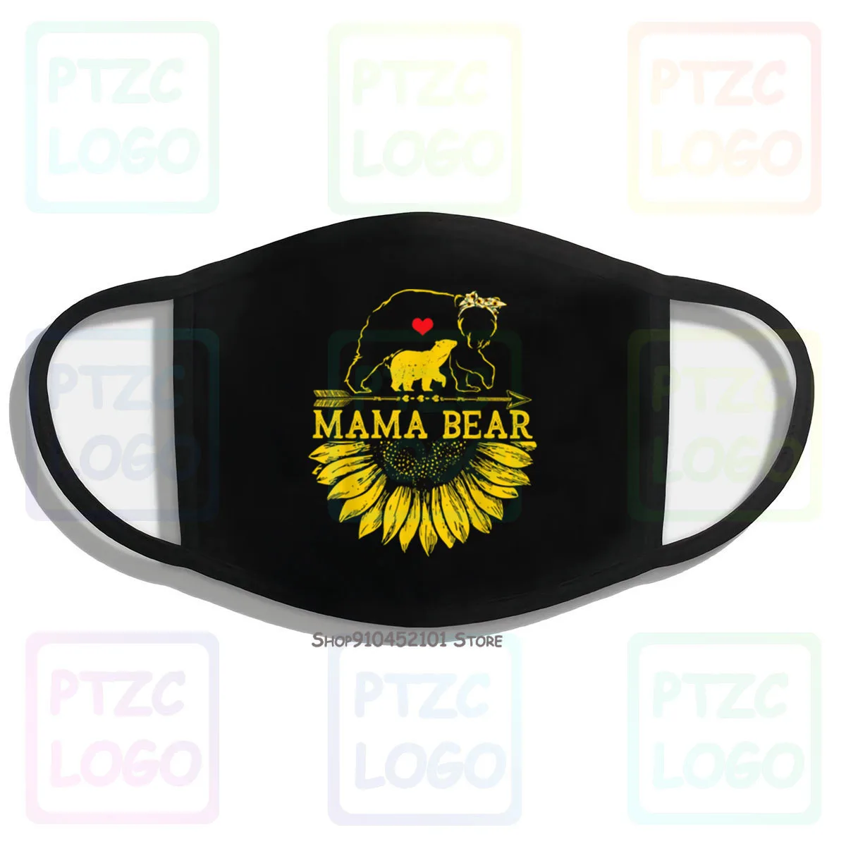 Официальный подарок для мамы медведя подсолнуха рот маска лица|Мужские
