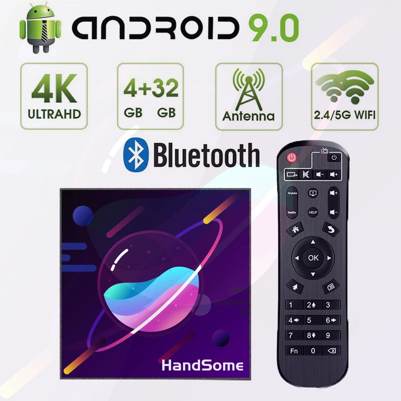 A95X R3 медиаплеер Android 9,0 4GB ram 64GB 32GB 4K Smart tv Box RK3318 2,4G/5 GHz Wifi USB3.0 Google Play Netflix Youtube
