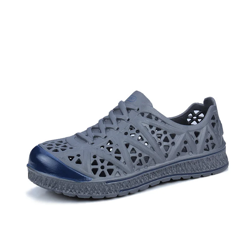 Мужские летние садовые сандалии Нескользящие легкие дышащие клоги Повседневная