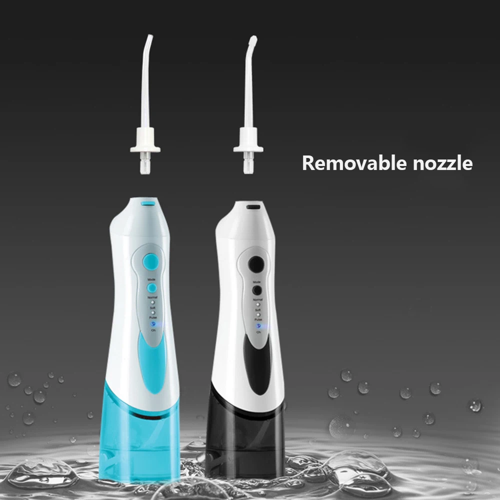 USB ирригатор для полости рта переносная зубная Вода Flosser струя воды электрическая Беспроводная 300 мл емкость для чистки зубов щетка для воды