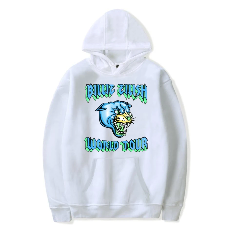 Уличная одежда Billie Eilish, толстовка с капюшоном, Мужская зимняя Толстовка с длинным рукавом в стиле Харадзюку, Повседневная Мягкая Белая простая Толстовка в стиле хип-хоп