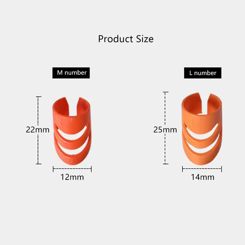 Силиконовые защитные накладки на гитару кончики пальцев для укулеле гитары M L