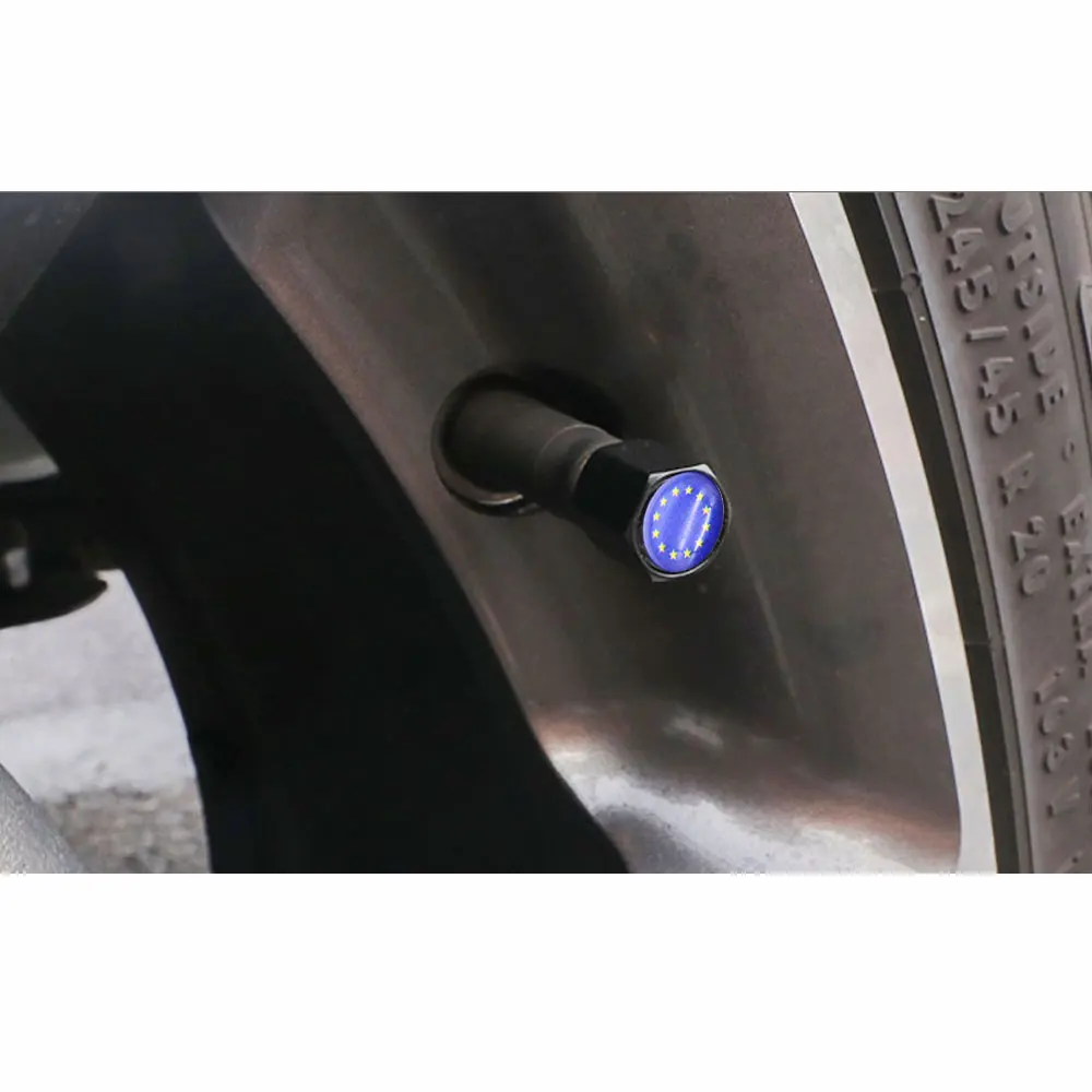 DSYCAR 4Pcs/Set Car Styling Zinc Alloy Tire Valve Caps Wheel Tires Stem Air Cap Airtight Covers | Автомобили и мотоциклы