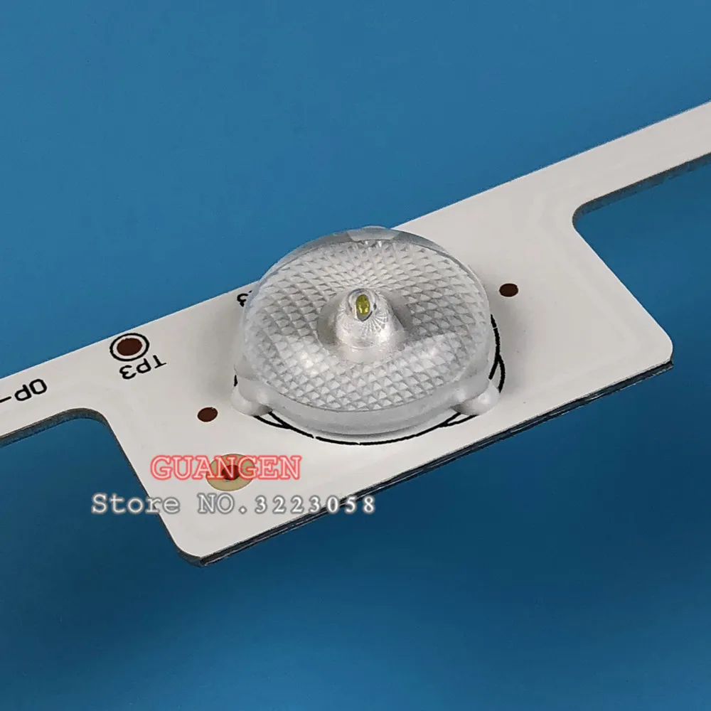 100 шт. 6 в алюминиевый светодиодный Телевизор с подсветкой полосы для Konka KDL48JT618A