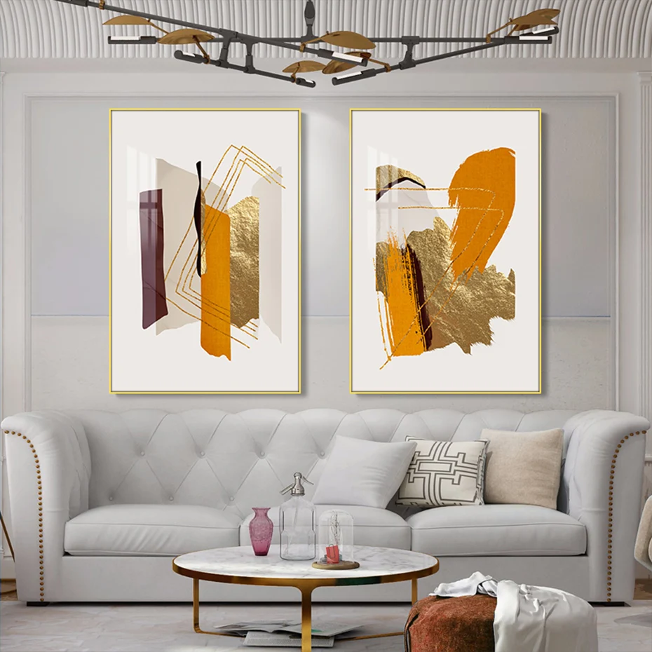 Современные абстрактные Золотые Мраморные картины холст печатные настенные